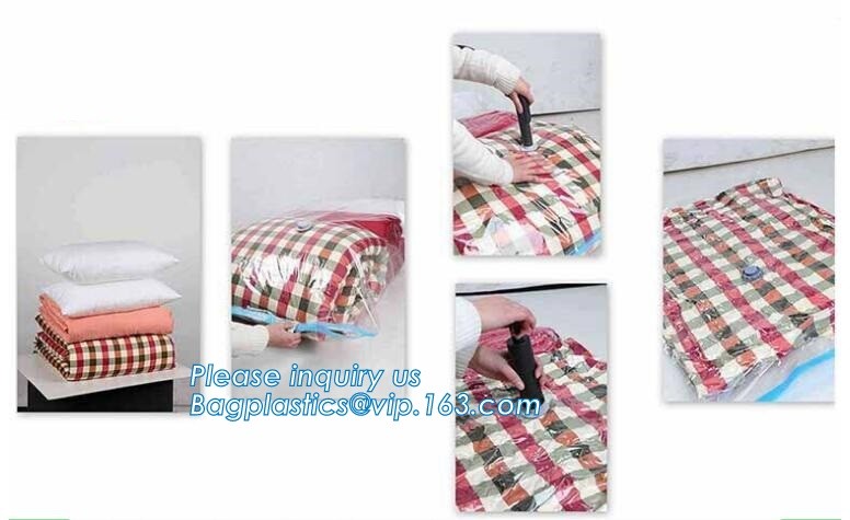 Compression Bag Space Saving, compressible vacumm seal storage bag, vacuum traveling bag without valve, bagplastics, pac