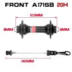 SAVA Bike And Cycle Accessories , Alloy Bicycle Wheel Hub front 100mm / rear