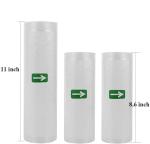 Refrigerators Vacuum Rolls PE Nylon Plastic Vacuum Sealer Bags 11"X25' Ft