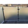 Buy cheap Exterior Frosted Stainless Steel Glass Railing With Square Post , Strong Sense Of Security from wholesalers