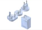 Interchangeable AC 15W 18W 24W Wall Mount Power Adapter