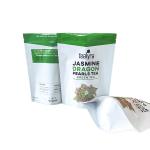 Custom Tea Packaging Bag Stand Up Mylar Plastic Bags With Zipper Top
