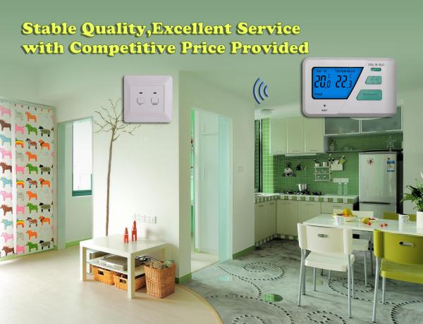 Buy cheap Electric Furnace Thermostat , Thermostat For Floor Heating System from wholesalers