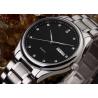 Buy cheap Solid Band Quartz Silver Watch , Men Stainless Steel Designer Watches Water Resistant from wholesalers
