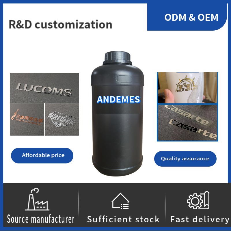 CMYKW V UV Vanish Ink For Digital Printing 1000ml For Sticker Flatbed UV Printer I3200 XP600 Heads