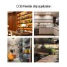 Buy cheap CE RoHs 3 IP20 8mm 12V 24V 320Leds 6500K White Light Flexible COB Led Strip Light from wholesalers