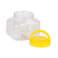 Buy cheap Irregular Shape Canned Food Clear Pet Jars Plastic Jar With Handle product