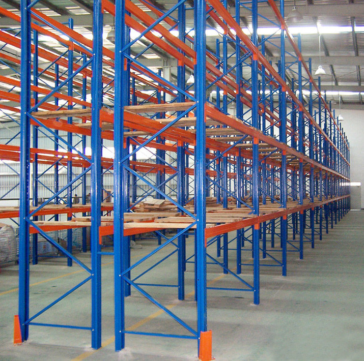 RoHS Heavy Duty Warehouse Shelving / Storage Pallet Rack Selective
