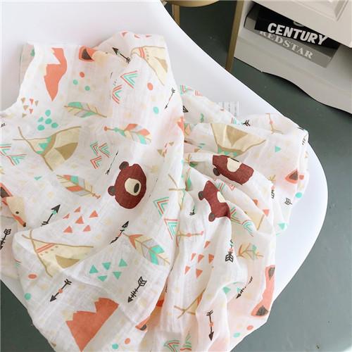 Buy cheap Infant Muslin Receiving Blankets Adorable Eco Friendly Zero Formaldehyde from wholesalers