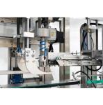 Beer Bottle Automatic Capping Machine With Cap Feeder Dual Capping Heads