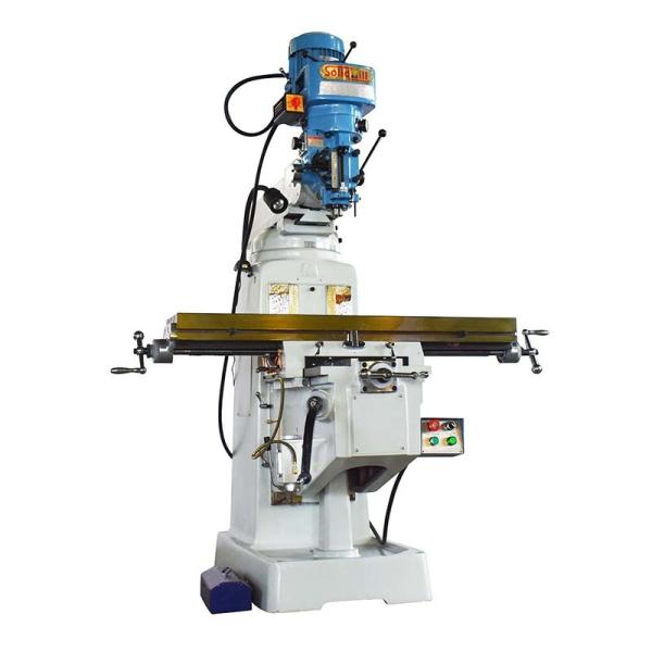 Buy cheap 0.04 0.08 0.15 Quill Feed Feeds Metal Turret Milling Machine Vertical from wholesalers