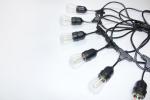 Clear Glass RGB Color Changing LED S14 Wedding Party Lights