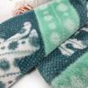 Buy cheap Printed Rabbit Plush Green Fake Fur Material 330gsm 150D from wholesalers