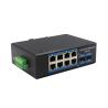 Buy cheap Industrial SFP Ethernet Switch 2 SFP 8 UTP Port Gigabit Fiber Converter 24V Power Supply from wholesalers