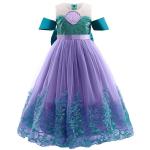 Mermaid Princess Dress Girls Sequin Bow Dress Summer Children'S Clothing