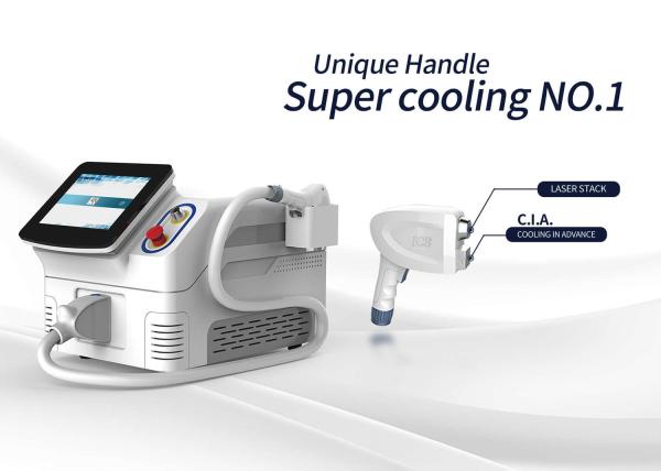 Buy cheap Portable Painless Diode Laser Hair Removal Machine 808 Nm / 755 1064 808 Nm from wholesalers