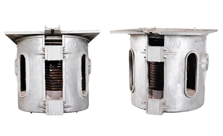 Durable Medium Frequency Melting Aluminum Copper Bronze Brass Small Induction Furnace Aluminum Shell Furnace Price 
