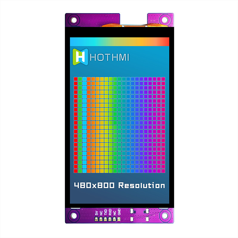 4.3 Inch TFT 480x800 Intelligent Serial Screen Pcap Monitor