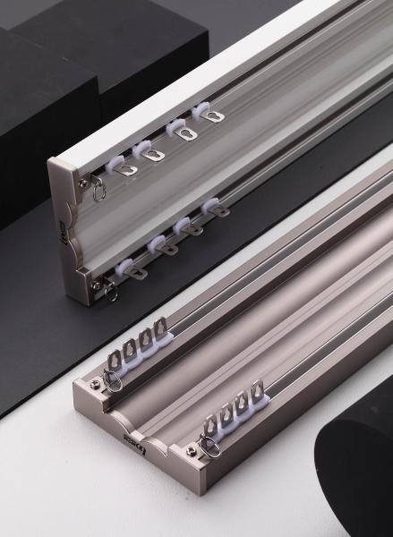 Buy cheap Hotel Metal Stainless Steel Shower Curtain Ring double curtain rod bracket from wholesalers
