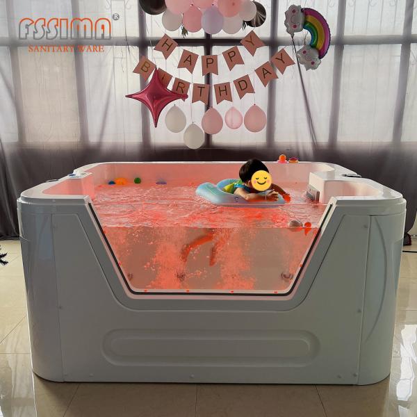 Buy cheap Rectangular Baby SPA Bathtub Massage Freestanding Whirlpool Bathtub from wholesalers