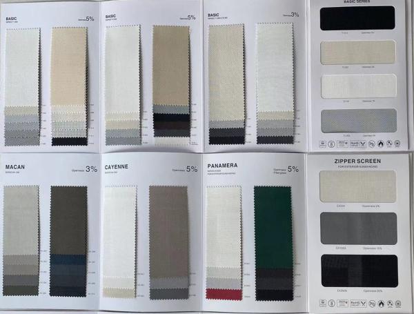Buy cheap UV Resistance 3% Openness Fiberglass Sunscreen Fabric For Ziptrack Outdoor Blinds from wholesalers