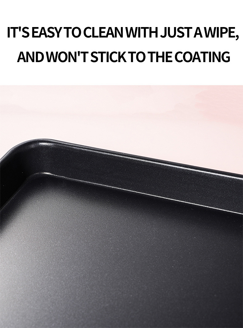 Aluminized Baking Tray Sheet Pan for Bread Pizza Cake Cookie Bakery Oven Pan