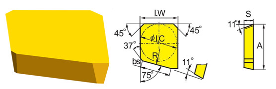 SPEX1203EDL,Durable Indexable Carbide Inserts / Wear Resistance Cnc Turning Inserts