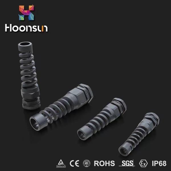 Buy cheap Strain Relief Spiral Type Nylon Cable Gland Waterproof IP68 Protection from wholesalers
