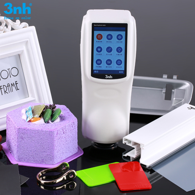 3nh High Quality Spectrophotometer NS 810 Focus on color for Plastic Industry Color Difference Check
