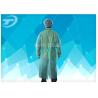Buy cheap Medical Lab Breathable Disposable Scrub Suits Non woven With Shirt Collar Knitted Cuff from wholesalers