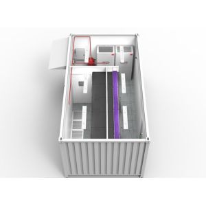 Buy cheap Integrated Shipping Prefabricated Containerized Data Center White Or Black from wholesalers