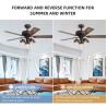Buy cheap 52Inch Crystal Cooling Air Ceiling Fan Light from wholesalers