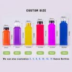 wholesale 250ml 350ml 500ml plastic juice bottle Disposable Pet plastic square