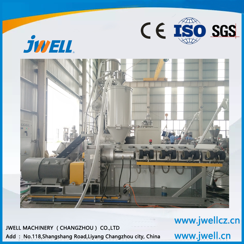 Jwell HDPE solid wall pipe extrusion line