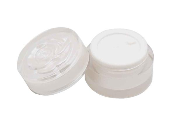 Buy cheap Screw Cap Luxury Acrylic 50g Cosmetic Cream Jar Plastic Containers Skincare from wholesalers