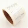 Buy cheap Rectangular cosmetic Gold Foil Printing Die Cut Stickers from wholesalers