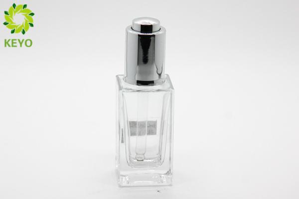 Buy cheap Heat Resistant Glass Liquid Foundation Packaging Bottle 30ml With Press Dropper from wholesalers