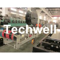 Buy cheap Portable Round 4'' Aluminum Downspout Roll Forming Machine for Rainwater product