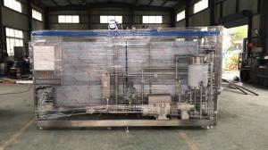 China Full Automatic Uht Milk Sterilizer SUS304 Material PLC Control on sale