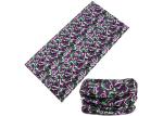 Grey Travel UV Headwear 100% Microfiber Polyester 25*50 CM