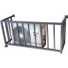 Buy cheap Black Metal Steel Frame Wrought Iron Guardrail Outdoor Staircase OEM from wholesalers