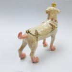Factory offer New design Pewter Alloy Rhinestone Dog metal jewelry box