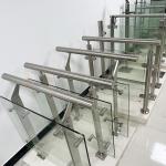 Grade 201 304 316 Stainless Steel Metal Fabrication Railing Column For Staircase