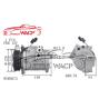 Buy cheap Auto Parts Air Conditioner Compressor F500SC8AA01 21700811101210 For Lada Priora 1.6 WXRN073 from wholesalers