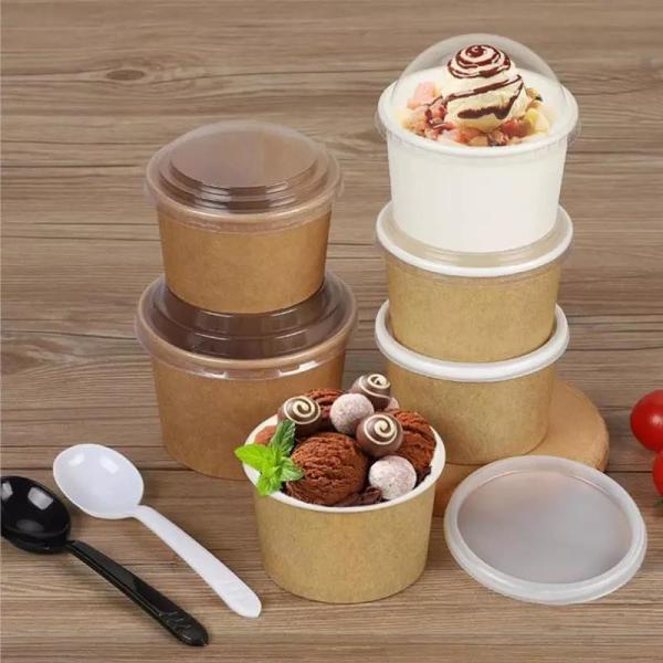 Buy cheap Eco Friendly Ice Cream Bowls Colorful Custom Design Good Price Ice Cream Disposable Paper Bowls from wholesalers