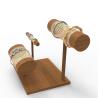 Buy cheap Customized Wooden Woven Countertop Display Stand For Luxury Jewelry Bracelet Ring from wholesalers
