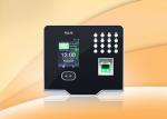 Buy cheap Touch Screen 0.01% FRR electronic face biometrics attendance system from wholesalers