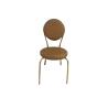 Buy cheap Iron Pipe Leg 37cm 89cm Faux Leather Metal Dining Chairs from wholesalers