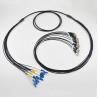 Buy cheap Outdoor Tactical Armored Fiber Optic Patch Cord 12 Cores LC/UPC To ST/UPC Single Mode 12Fiber from wholesalers