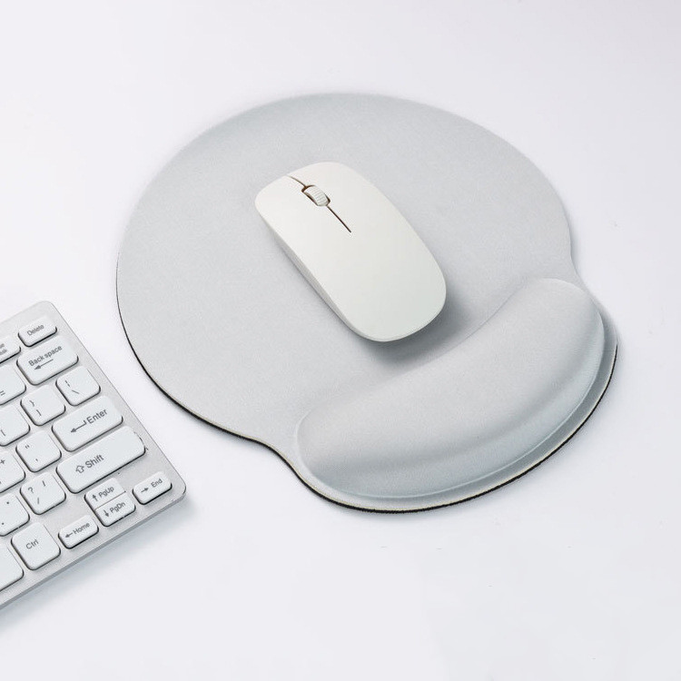 Ergonomic Solid Color Wireless Charger Corporate Gift Waterproof Mouse Pad
